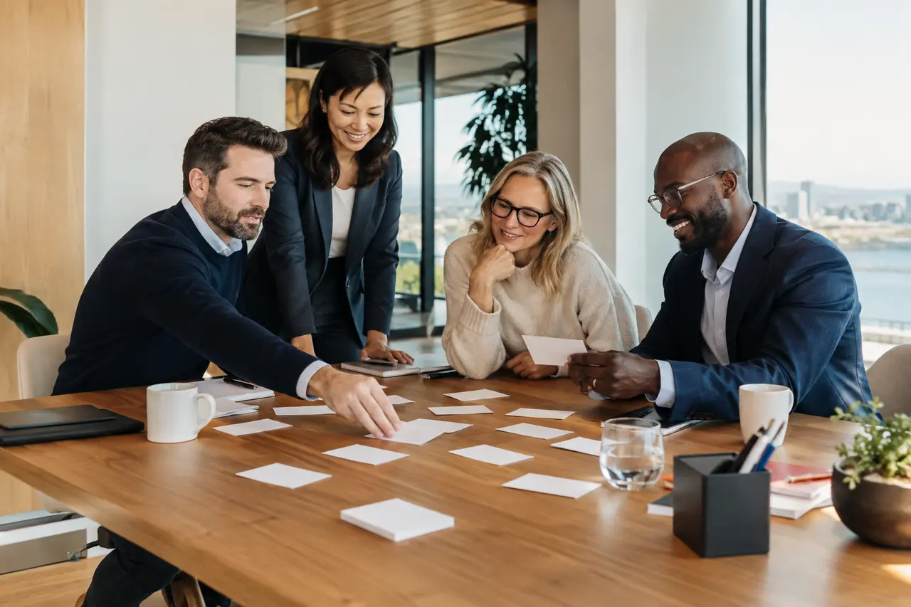 Leaders prioritising strategy together